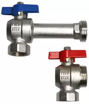 Maincor MFL Kugelhahn Set 1" IG x 1" AG Eck, verlängert (50903065)