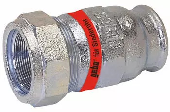 Gebo Temperguss-Klemmverbinder Siederohr DN20 25mm x 3/4" IG verzinkt (02.150.01.0225)
