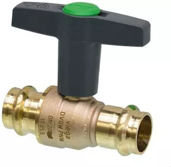 Viega Easytop-Kugelhahn Rotguss DN 15, 18mm (746384)