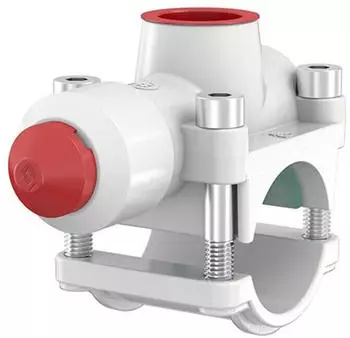 Flamco T-Plus Anschie&szlig;kupplung 35mm f&uuml;r Kupferrohre Rp 3/4" (90535)