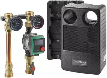 Oventrop Regumat S-180 Heizkreisstation kurze Bauform DN25, Grundfos ALPHA2.1 25-60 (1357027)