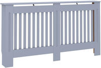 vidaXL Heizk&ouml;rperverkleidung Anthrazit 152x19x81,5 cm MDF
