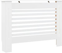 vidaXL Heizk&ouml;rperverkleidungen 2 Stk. Wei&szlig; 112 x 19 x 81,5 cm MDF