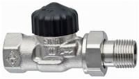 Heimeier Thermostat Ventiluntetreil 220204000 Durchgang 1", Rotguss vernickelt