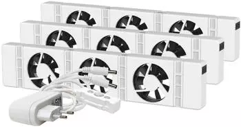 SpeedComfort Heizk&ouml;rperventilator Trio-Set f&uuml;r Heizk&ouml;rper ab 120 cm