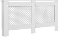 vidaXL Heizk&ouml;rperabdeckung Wei&szlig; 152x19x81,5 cm MDF