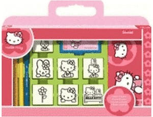 Noris Hello Kitty Stempelset im Köfferchen
