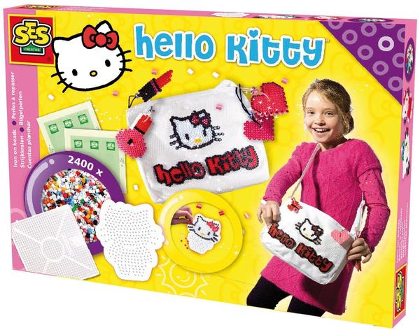 SES Creative Bügelperlenset Hello Kitty-Tasche