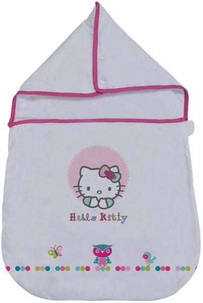 HELLO KITTY 040485 Einschlagdecke Emma, Baumwolle Perkal, 43 x 73 cm