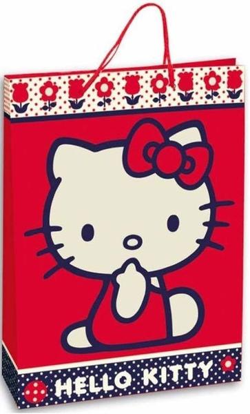Hello Kitty Geschenke Tüte klein Rot
