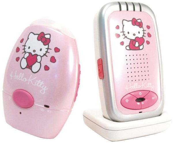 Hello Kitty DECT Babyphone rosa/silber