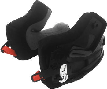X-lite X-903/Ultra Wangenpolster L Grau/Schwarz