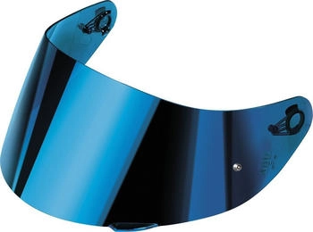 AGV K3 Visier verspiegelt XL-XXL Blau-Verspiegelt