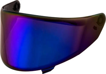 KYT Helmet TT-Revo Visier verspiegelt Blau-Verspiegelt