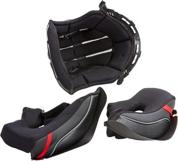 O'Neal D-SRS Innenfutter/Wangenpolster XL (61/62 cm) Schwarz