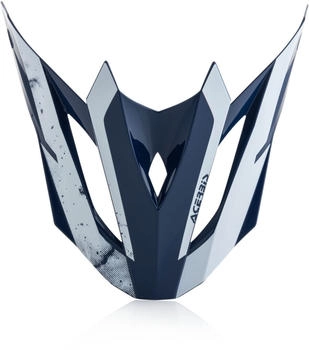 Acerbis Profile 4 Helmschirm weiss-blau für Männer