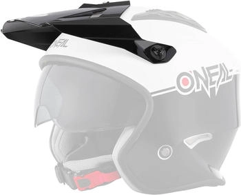 O'Neal Volt Cleft Helmschirm schwarz-weiss für Männer