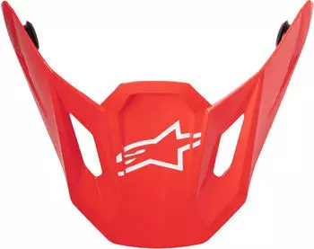 Alpinestars S-M7 Core Helmschirm Rot