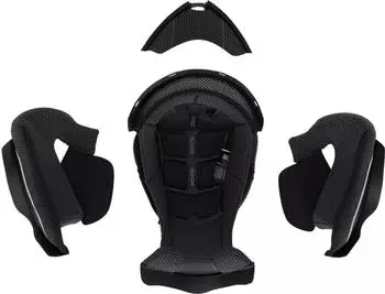 Acerbis TDC Innenfutter/Wangenpolster XXL Schwarz