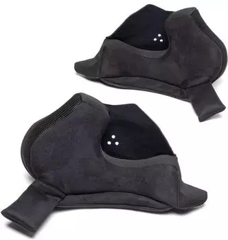 SHARK OXO Wangenpolster XL male Schwarz