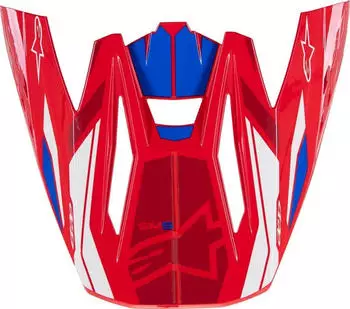 Alpinestars S-M5 Action 2 Helmschirm Rot/Blau/Weiß