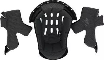 Acerbis Steel Carbon Innenfutter/Wangenpolster S Schwarz/Grau