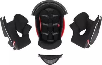 Acerbis Attack Innenfutter/Wangenpolster XL Schwarz