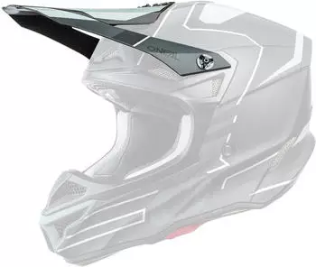 O'Neal 5SRS Polyacrylite Sleek Helmschirm unisex Matt Schwarz/Grau