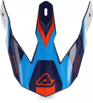 Acerbis Linear Helmschirm unisex Blau/Hellblau/Weiß/Rot