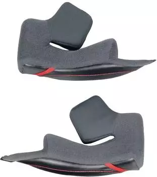 Shoei GT-Air 2 Wangenpolster schwarz Größe 35 mm