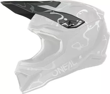 O'Neal 1SRS Splash S26 Helmschirm Einheitsgröße unisex Matt Schwarz/Grau