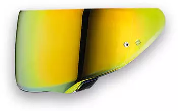 HJC HJ-45 Visier für F100 gold Größe XS M