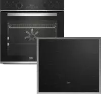BEKO Induktions Herd-Set "BBUM13340XMPEF" mit 2-fach-Teleskopauszug