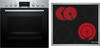 Backofen-Sets silber