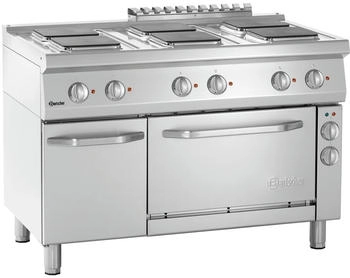Bartscher Elektroherd 700 mit Elektrobackofen und Unterschrank Gastronomiebedarf