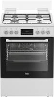 BEKO Gas-Standherd "FBM62320WDSL" mit Teleskopauszug nachr&uuml;stbar