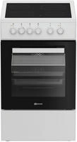 BAUKNECHT Elektro-Standherd "B5V5KMW" Hydrolyse Umluftbackofen mit 6 Funktionen und