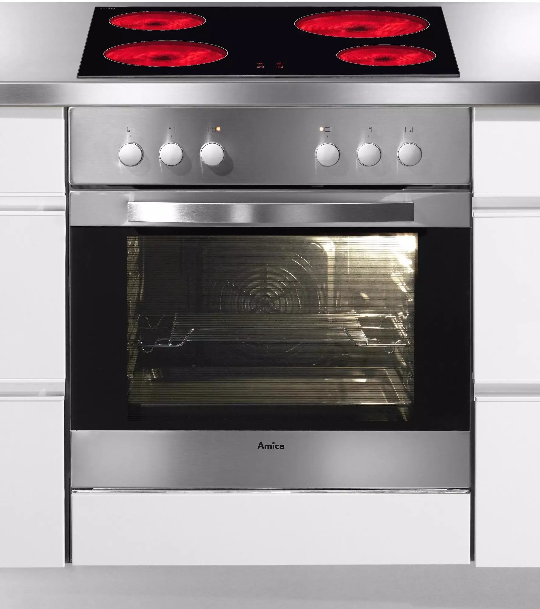 Amica Elektro-Herd-Set EHC 12516 E, Reinigt den Ofen mittels Dampf