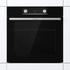 Gorenje Einbaubackofen-Set OptiBake Black Steam Pyro Set Kochgeräte-Set Zonen-Induktionskochfeld Elektrischer Ofen