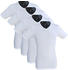 Hermko 4-Pack Unterhemd 4880 weiß