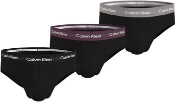 Calvin Klein Slip Boxer 3-Pack black (U2661G-H54)