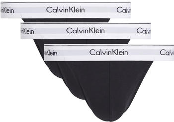 Calvin Klein 3-Pack Thong (NB3226A) black