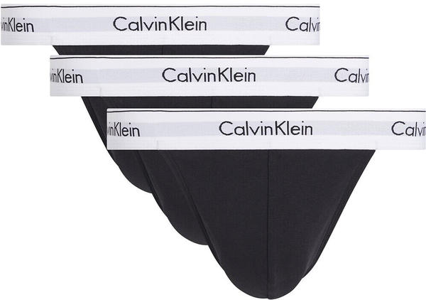 Calvin Klein 3-Pack Thong (NB3226A) black