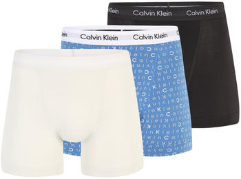 Calvin Klein 3-Pack Shorts - Cotton Stretch (U2662G) ptm gry/vprs gry /spcblu sbd ttl