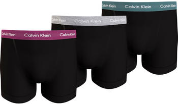 Calvin Klein 3-Pack Shorts - Cotton Stretch (U2662G) wild aster/grey heather