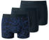 Schiesser Shorts 3-Pack Organic Cotton uni/gemustert mehrfarbig 95/5 (180197-909)