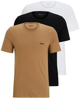 Boss T-Shirt "Rundhals BOSS ONE", Herren, Gr. L (52), beige (medium_beige265)