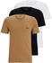 Hugo Boss 3-Pack T-Shirts TShirt RN Classic 50475284 black/white/beige
