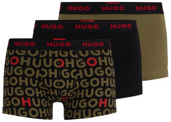 Hugo 3-Pack Trunk Triplet Design (50480170) black/dark green
