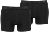 PUMA Boxershorts "PUMA MEN SPORT MICROFIBER BOXERS" 2er Pack, mit Logo-Bund